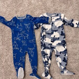 Carters fleece pajamas 2pk size 2T- never worn brand new